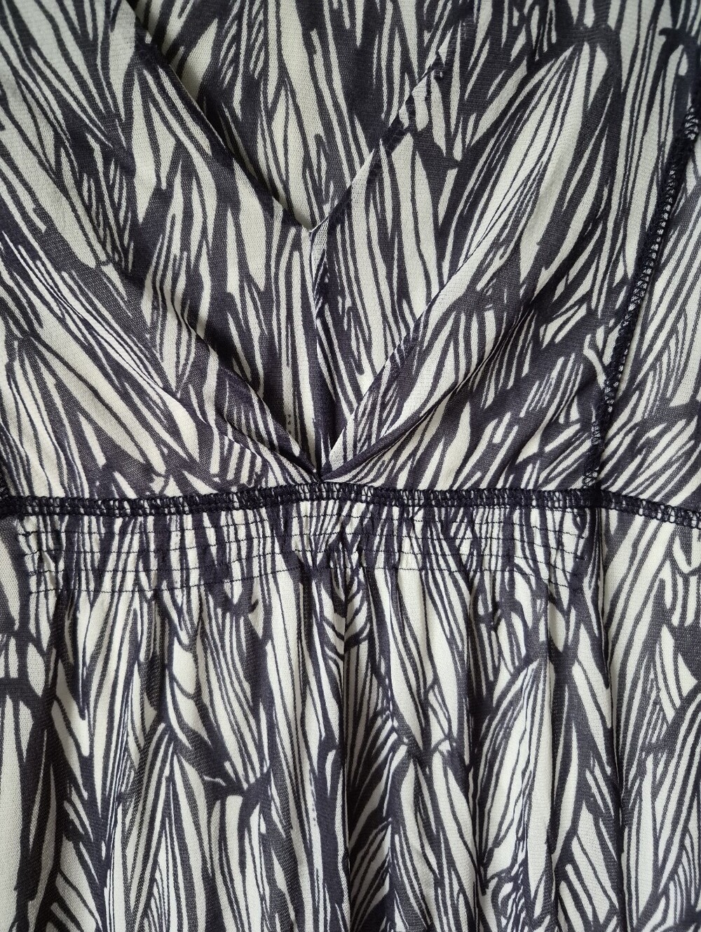 MEXX Abstract Pattern Short Sleeve Midi Dress - Excellent Condition - Women's⁸ L - Picture 3 of 7